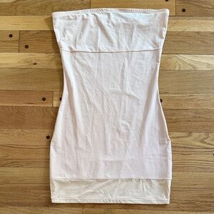 Yummie Tummie Robin Strapless Slip Dress Nude Shapewear Large Slip